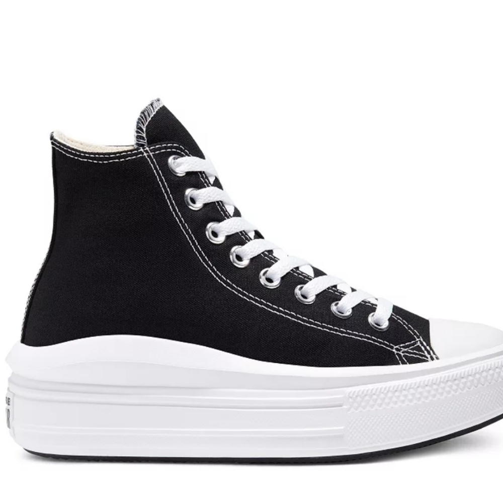 Converse Women's Black High-Top Platform Sneakers